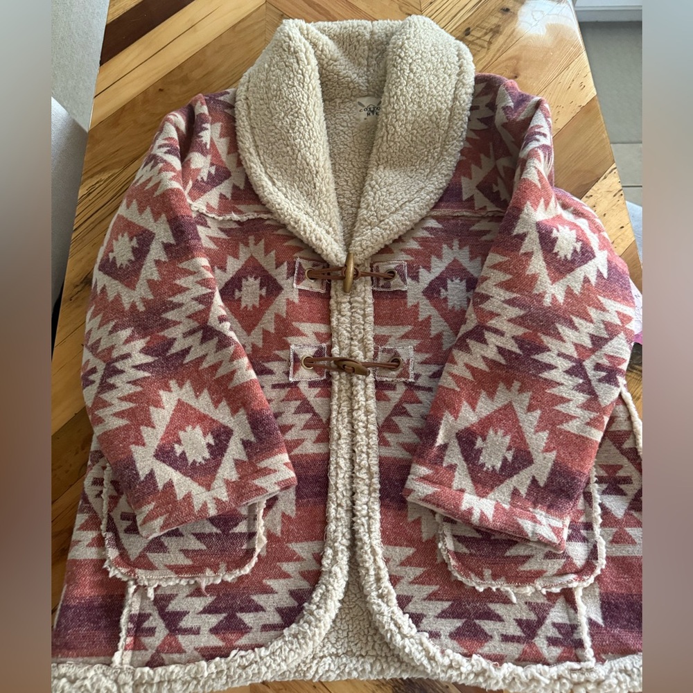Cotton and Rye Aztec Sherpa Jacket
